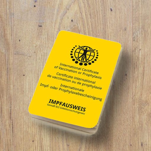 Der neue internationale Impfausweis (43 Impfzeilen)