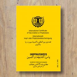 Der internationale Impfausweis Englisch-Deutsch-Dari
