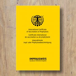 Der internationale Impfausweis Englisch-Deutsch-Französisch