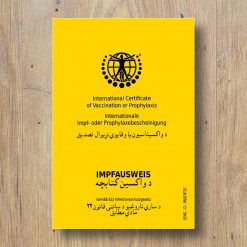 Der internationale Impfausweis Englisch-Deutsch-Paschtu